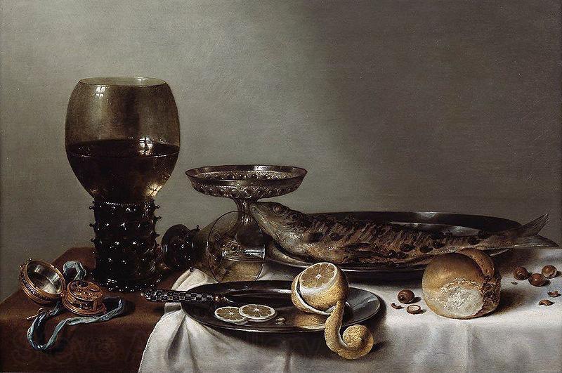 unknow artist Still life with a roemer and watch. Spain oil painting art